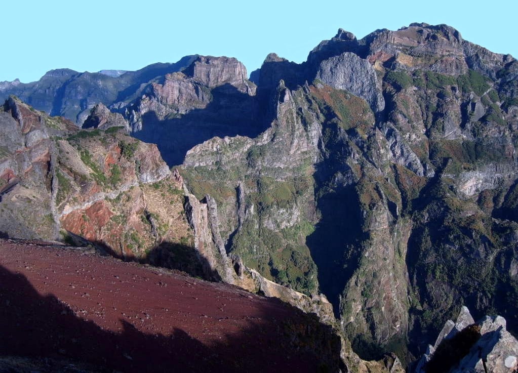 Madeira mountain and coastal scenery comparison