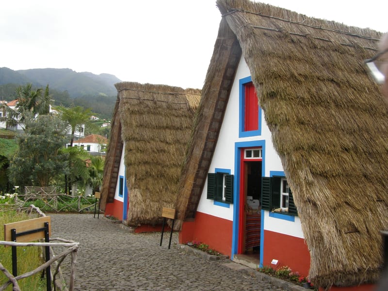 Santana traditional houses, east Madeira